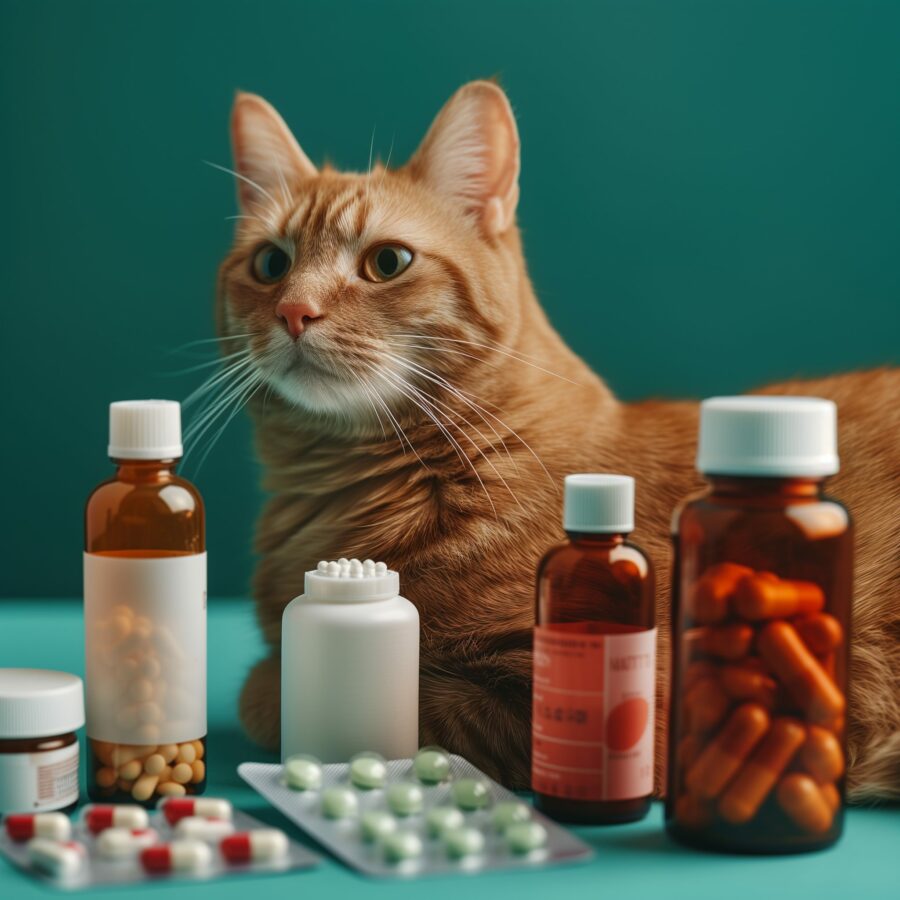 Treatment options for a wheezing cat, emphasizing medication and inhalers.