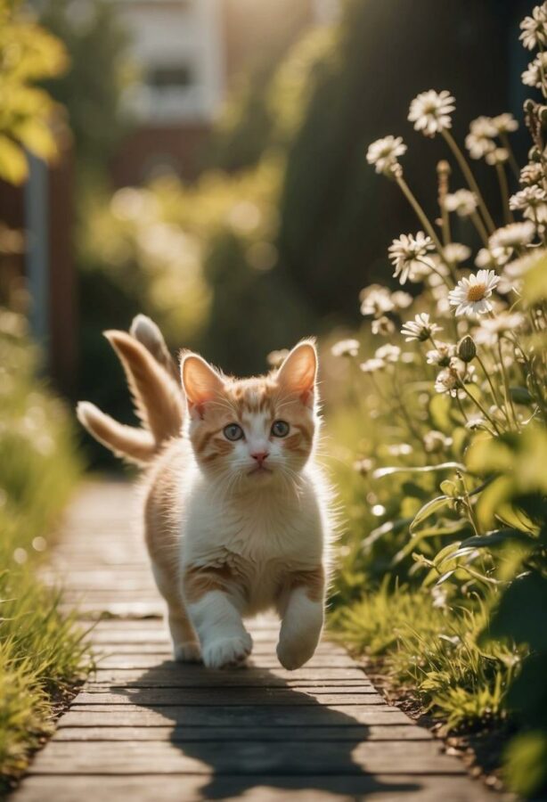 Kitten outdoor