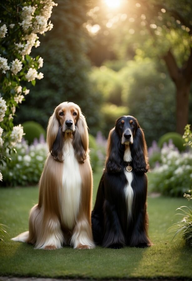 Dogs portrayed in classic poses and settings, their timeless elegance and dignity highlighted through refined photography.