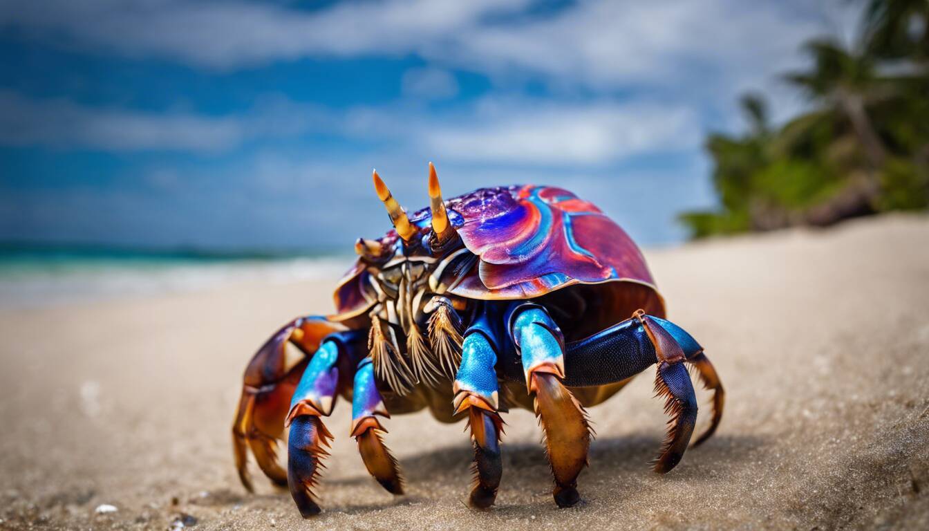 how big can hermit crabs grow