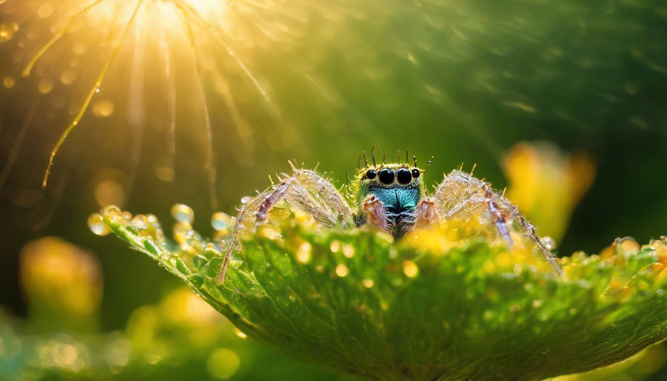 how to find a jumping spider