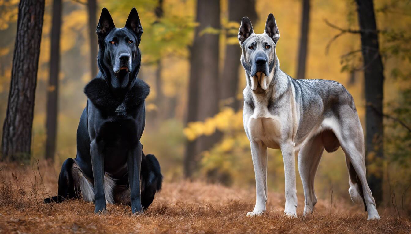 wolf vs great dane